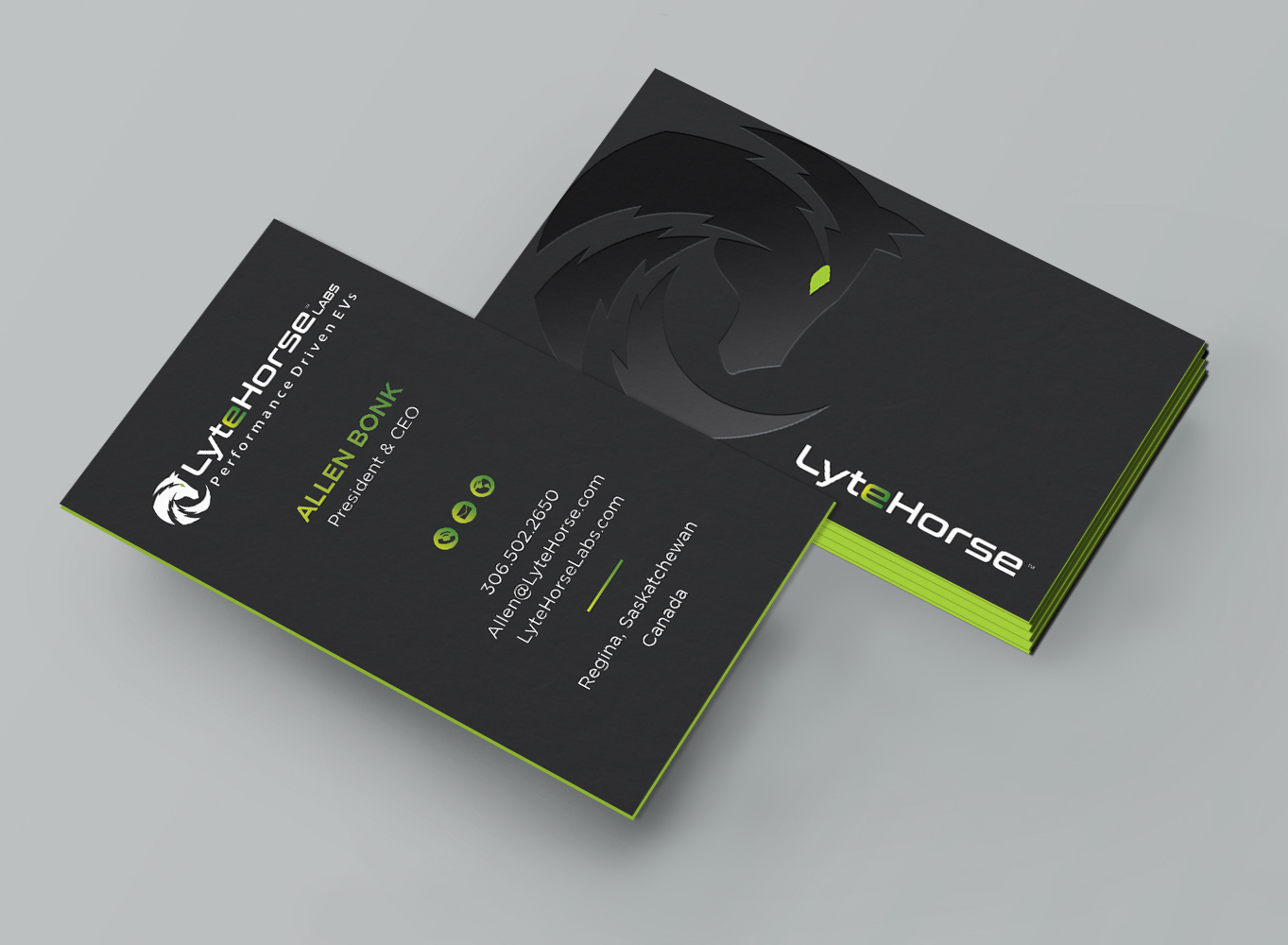 Business Card Design by DesignShout for LyteHorse Labs | Design #26563527