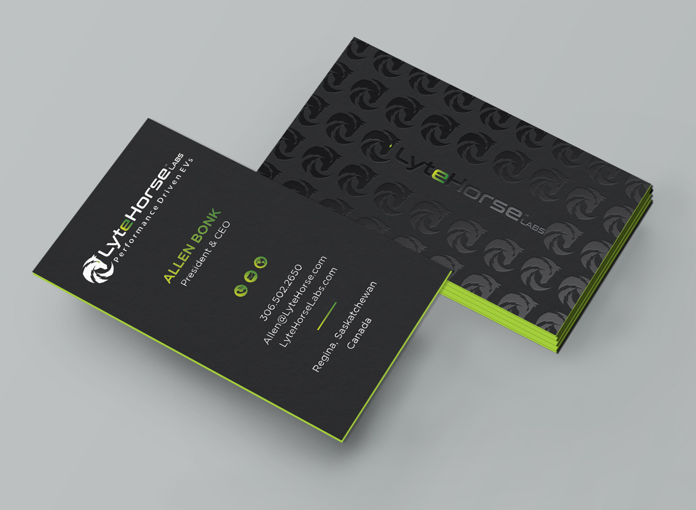 Business Card Design by DesignShout for LyteHorse Labs | Design #26574101