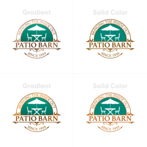 Diseño de Logo por D.Etikis para Patio Barn | Diseño: #26546796