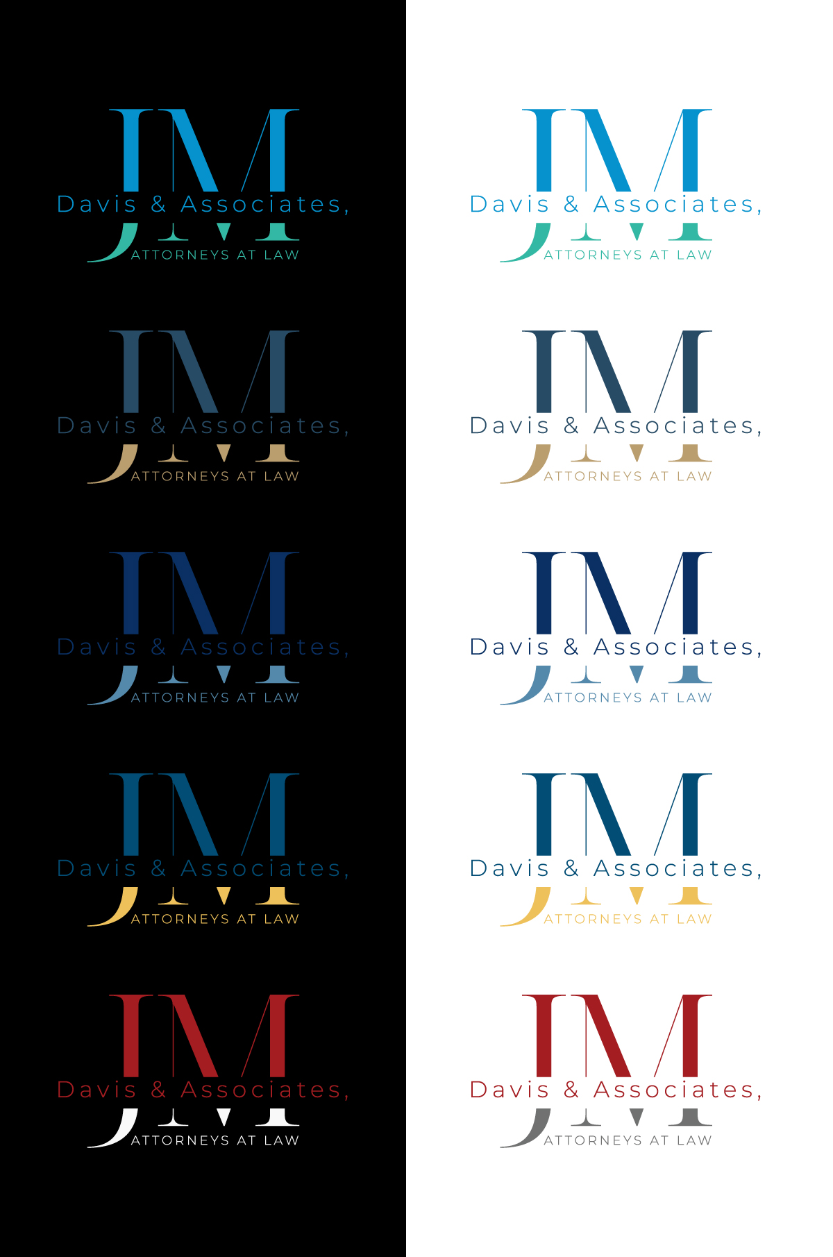Logo Design by MaToTiPiLa for JM Davis Law | Design #26553030