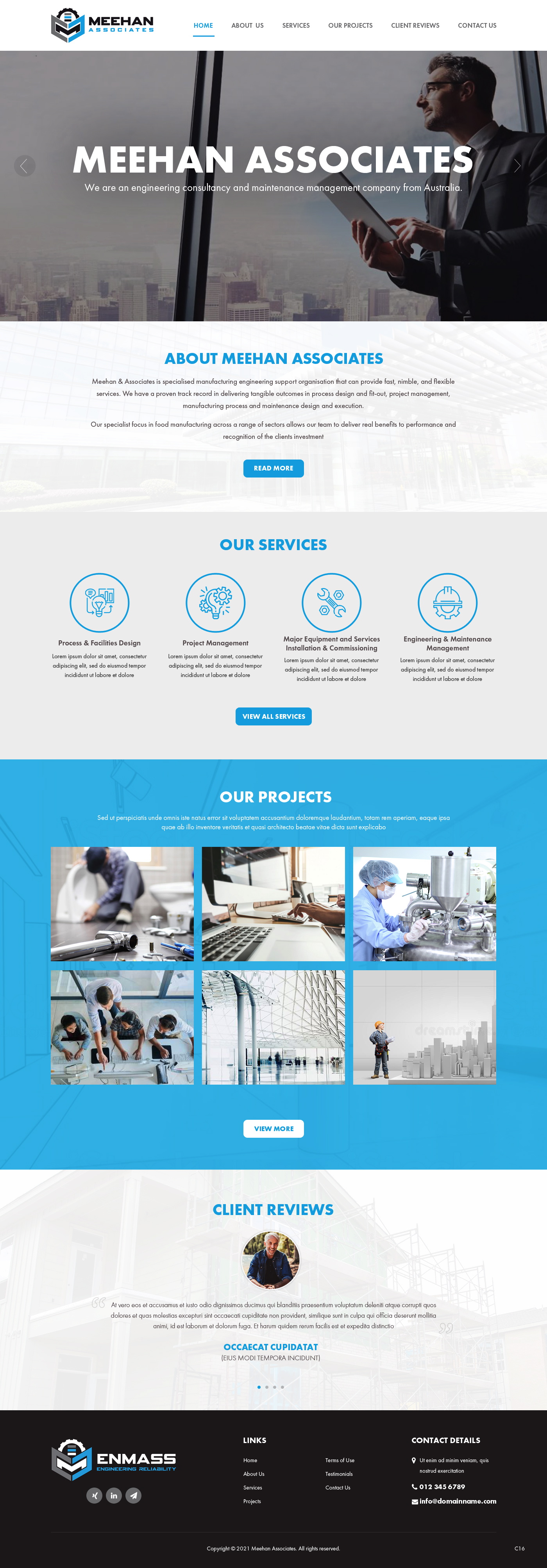 Web Design by pb for Meehan & Associates | Design #26545971