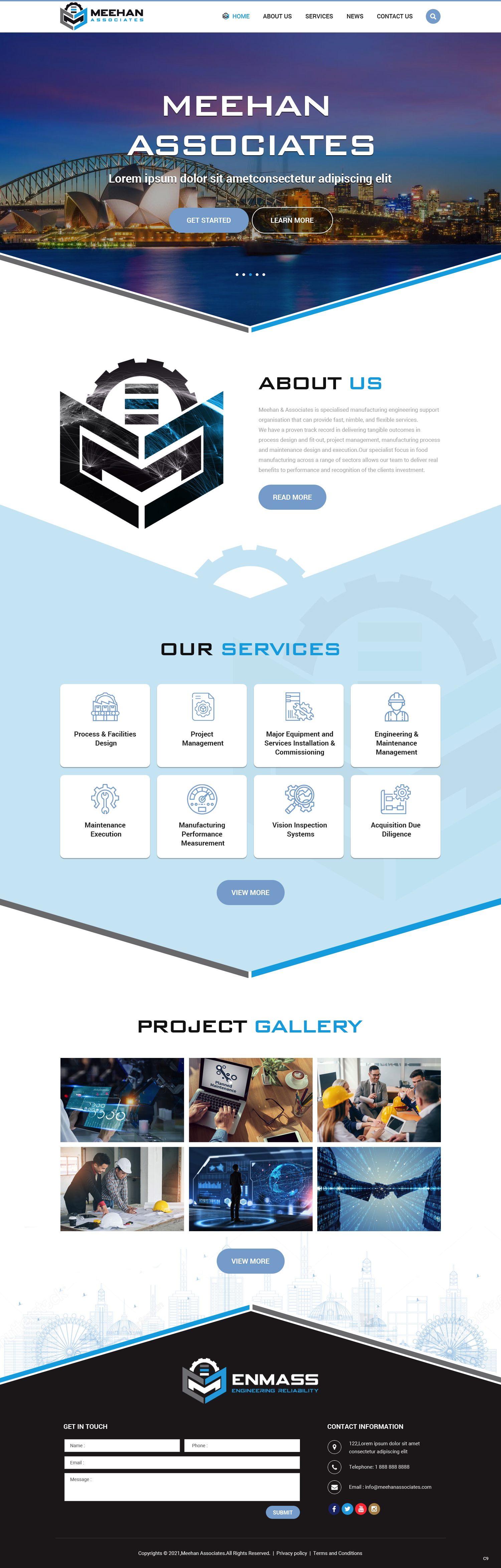 Web Design by pb for Meehan & Associates | Design #26545972