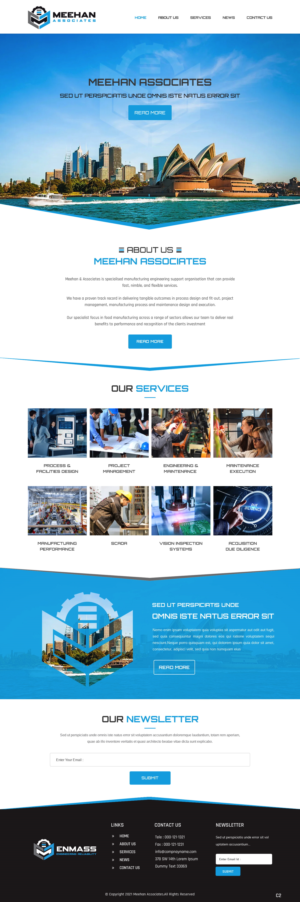 Web Design by pb for Meehan & Associates | Design: #26545975