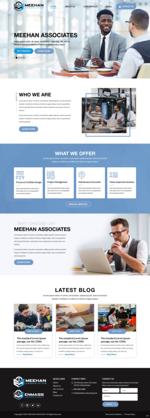 Web Design by pb for Meehan & Associates | Design: #26545977