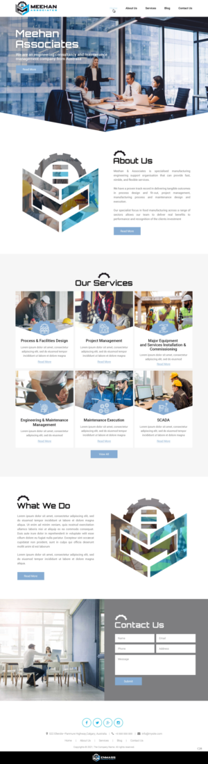 Web Design by pb for Meehan & Associates | Design: #26545978
