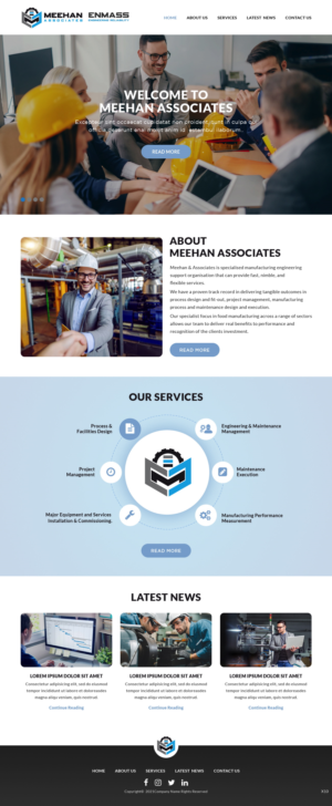 Web Design by pb for Meehan & Associates | Design: #26545984