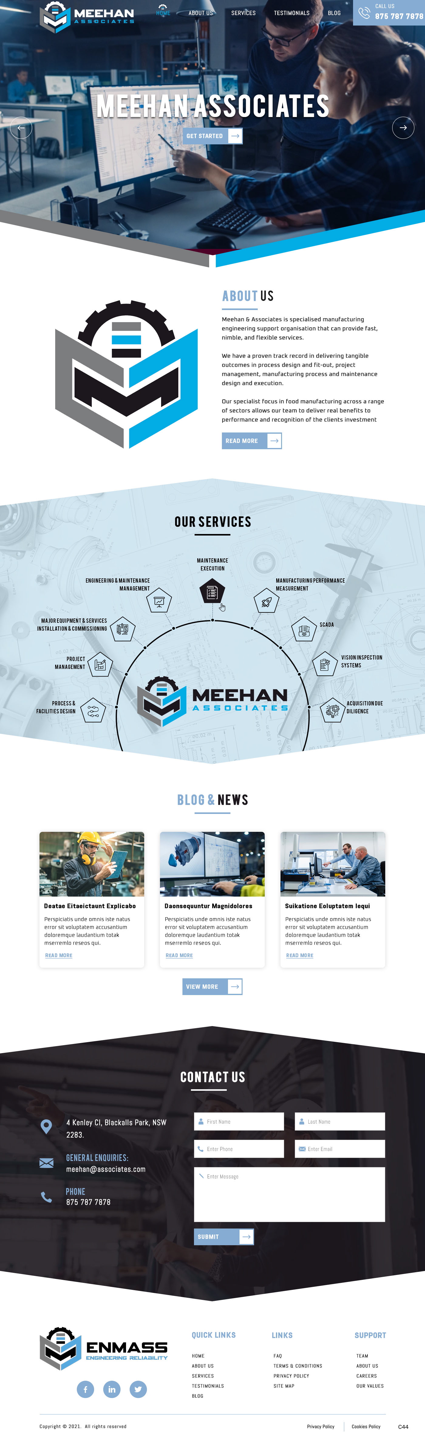 Web Design by pb for Meehan & Associates | Design #26545986