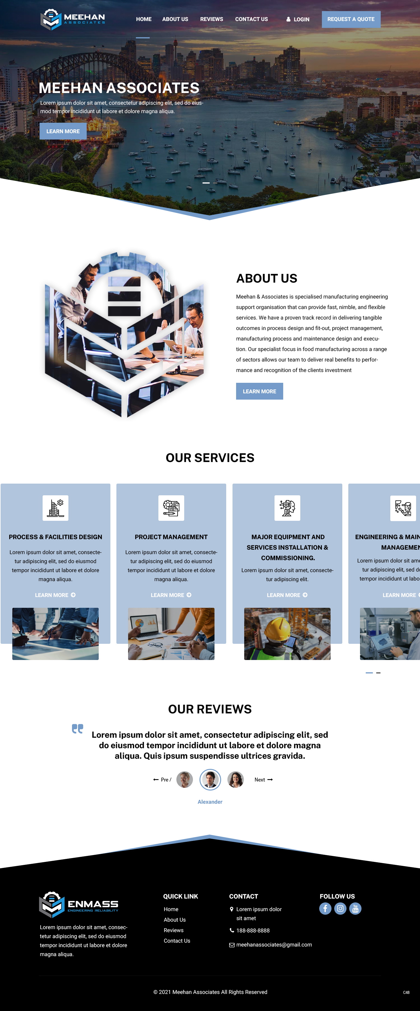 Web Design by pb for Meehan & Associates | Design #26545987