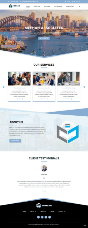 Web Design by pb for Meehan & Associates | Design: #26545988