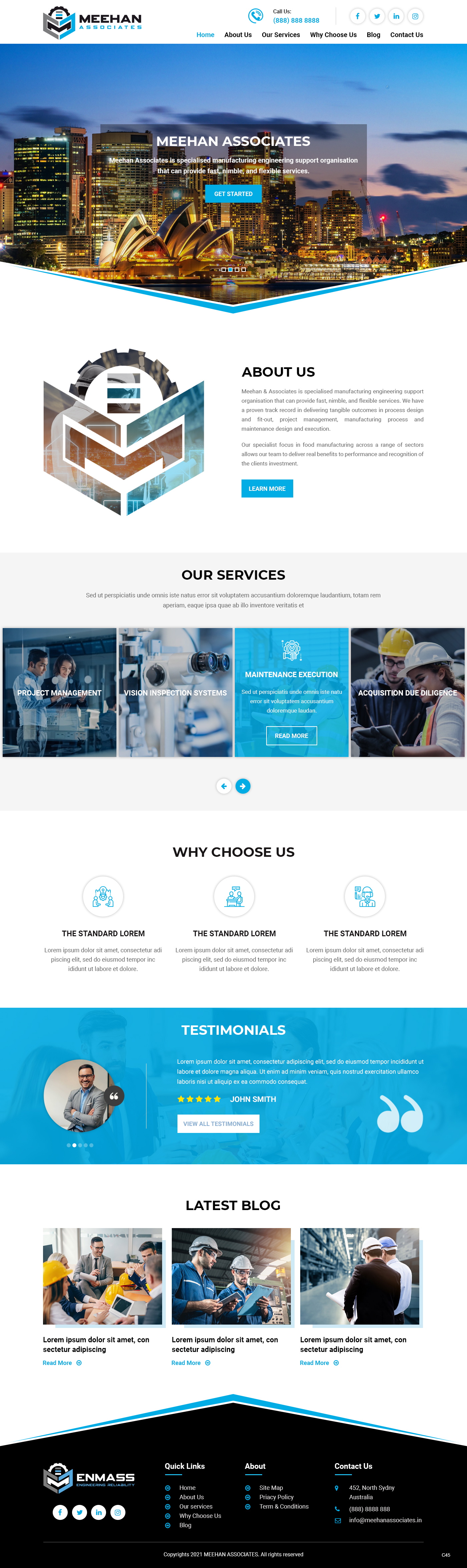 Web Design by pb for Meehan & Associates | Design #26545989