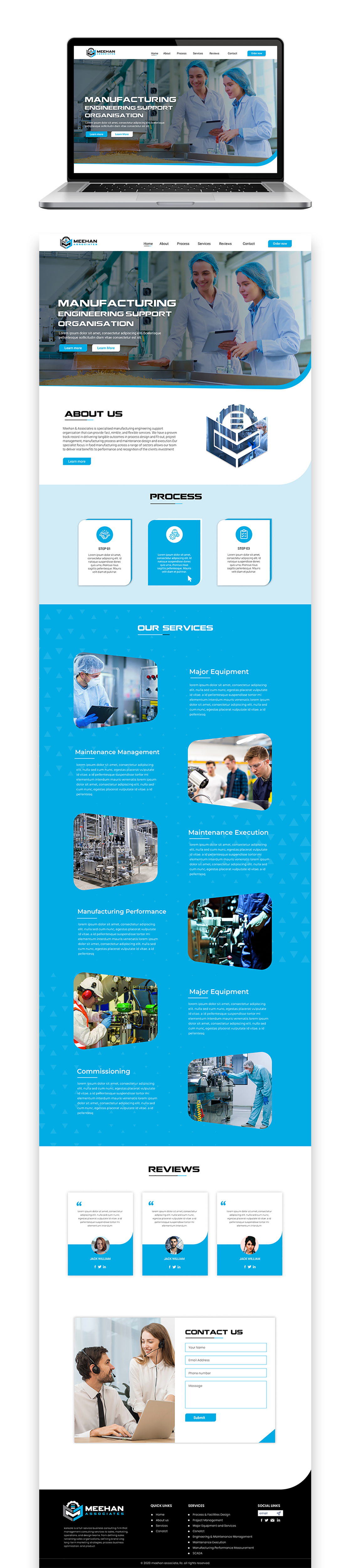 Web Design by Adeel Rahman for Meehan & Associates | Design #26557131