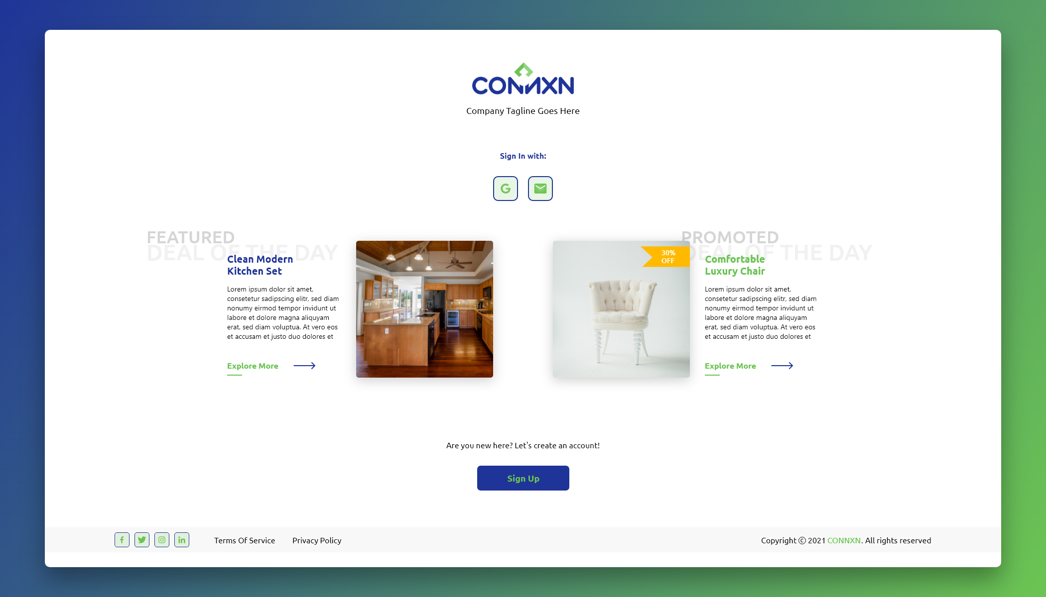 Landing Page-Design von ALEEalee für dieses Projekt | Design #26554123