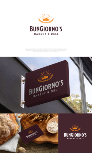 BunGiorno's Bakery & Deli | Logo Design by airborne