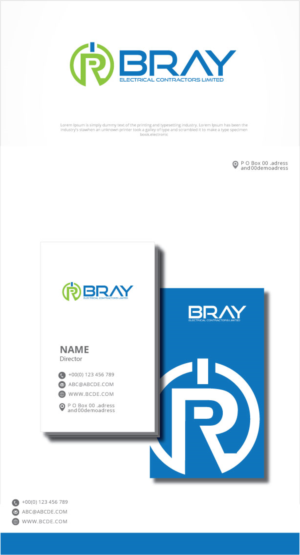 Design de Logo par graphicevolution pour R P Bray Electrical Contractors Limited | Design : #26539390