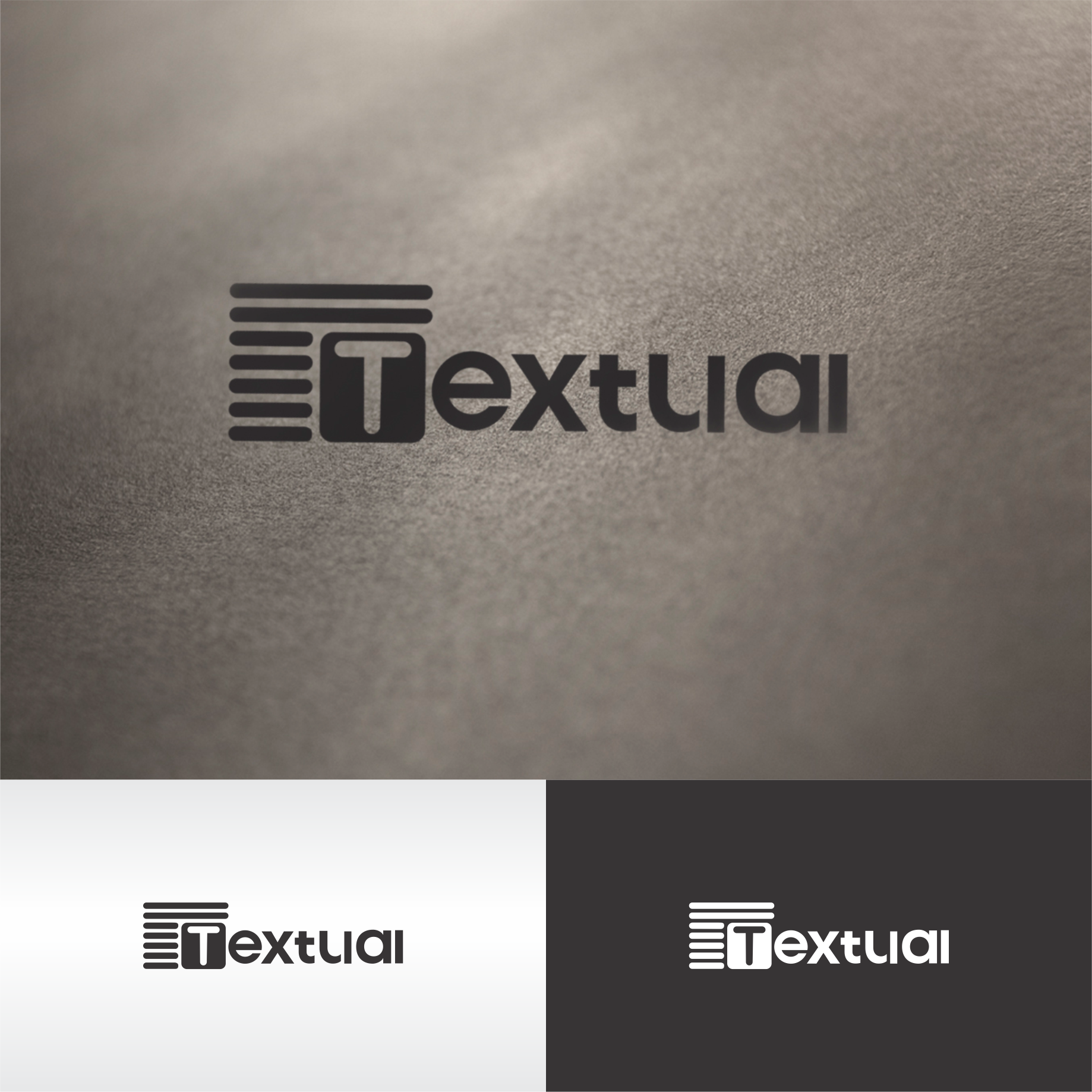 Logo Design by saher khan 2 for Textual | Design #26539692