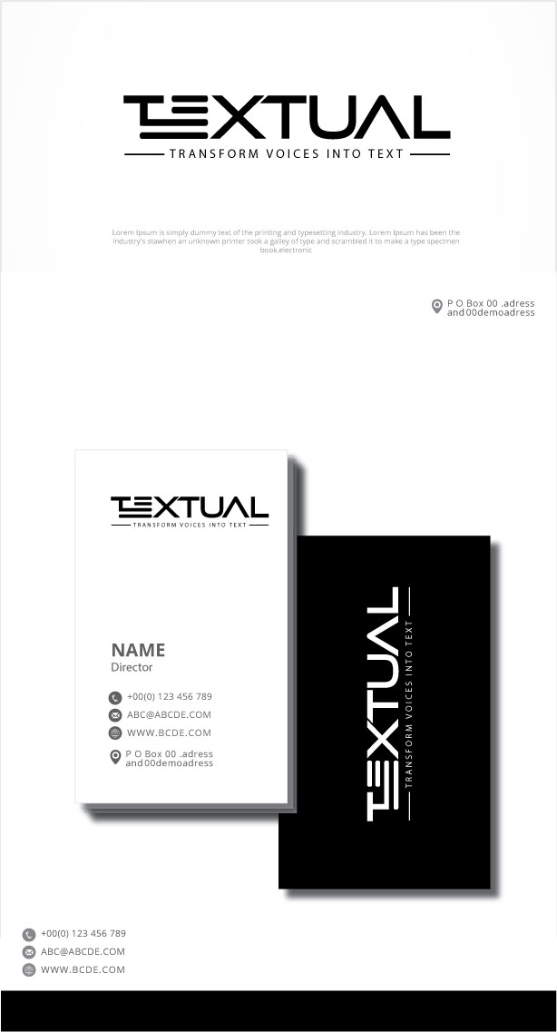 Logo Design by graphicevolution for Textual | Design #26538827