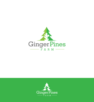 Ginger Pines Farm | Logo Design by ecorokerz