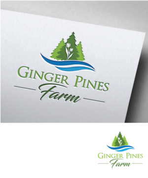 Ginger Pines Farm | Logo Design by HEAVEN ART