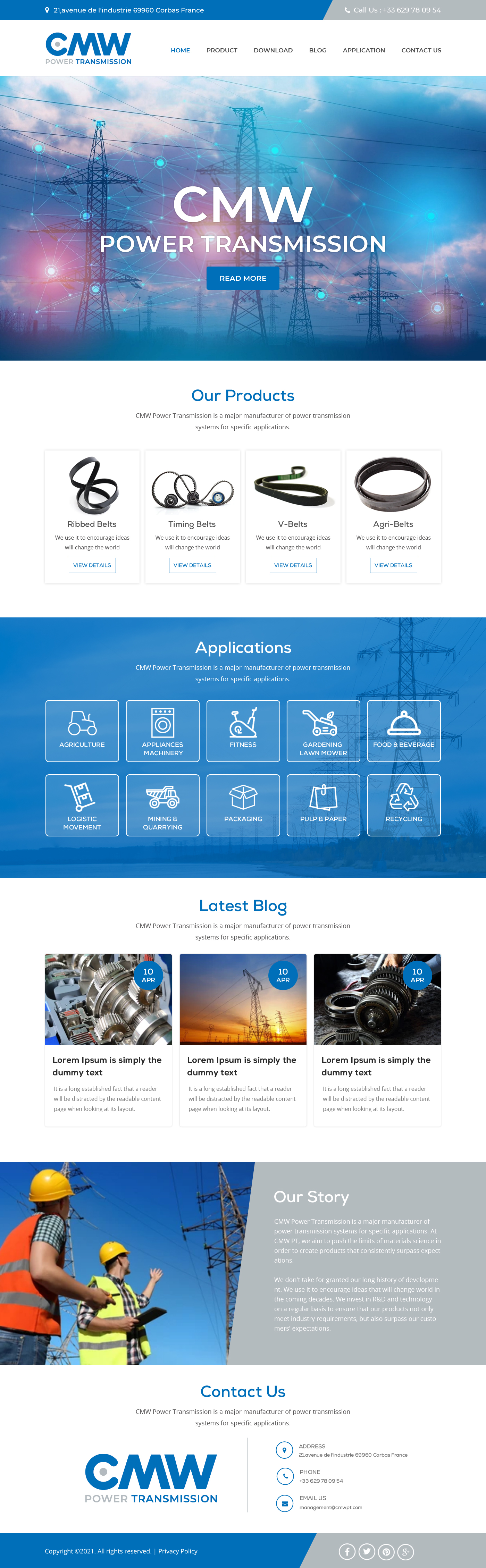 Web Design by Creative Capture for GROUPE Thomas Vidal | Design #26561281