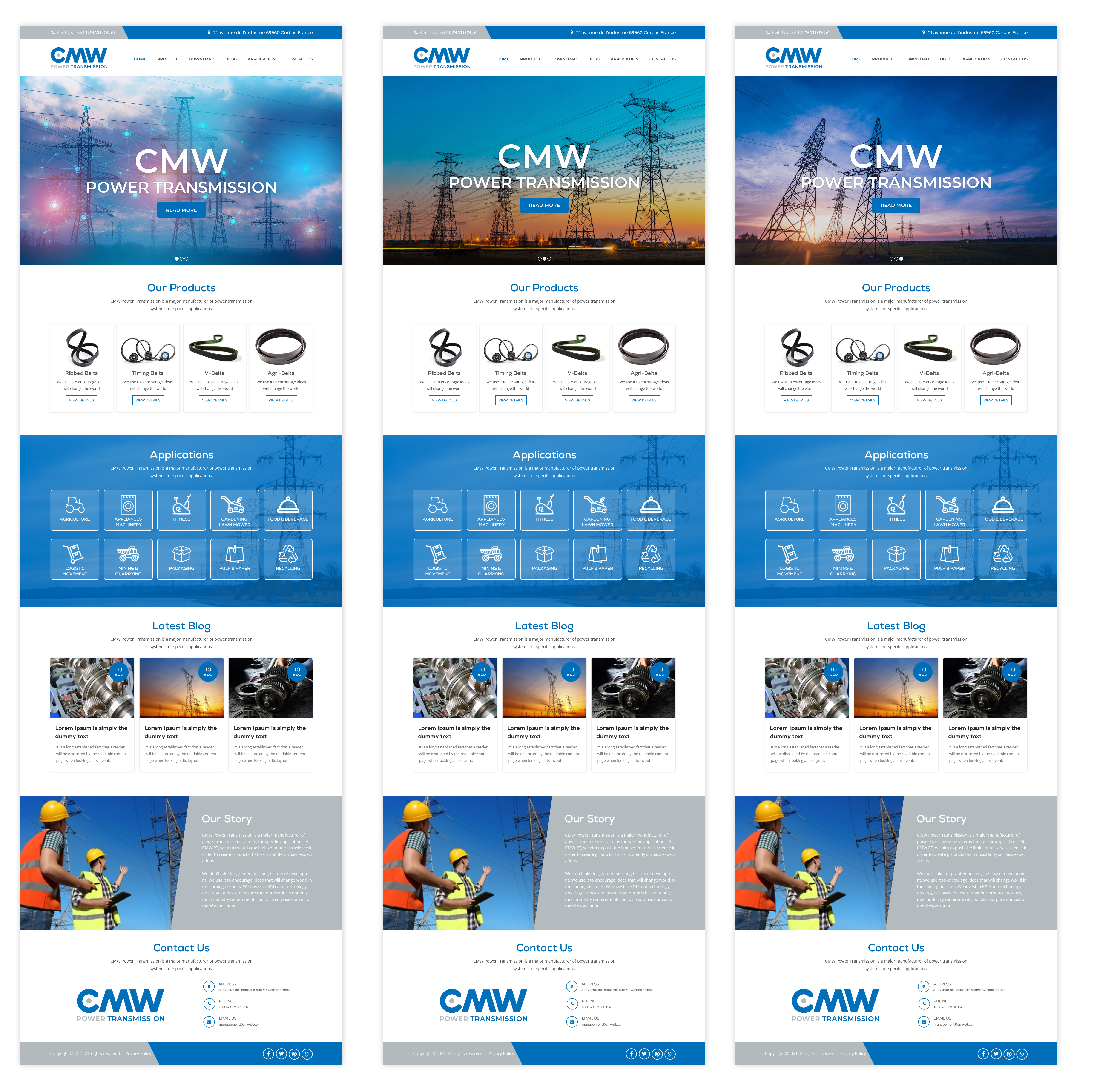 Diseño Web por Creative Capture para GROUPE Thomas Vidal | Diseño #26562435