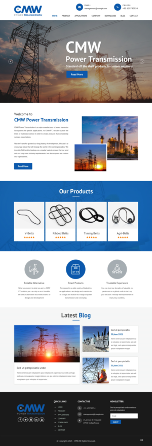 Diseño Web por pb para GROUPE Thomas Vidal | Diseño: #26564650