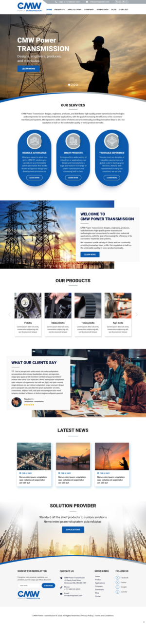 Diseño Web por pb para GROUPE Thomas Vidal | Diseño: #26564653