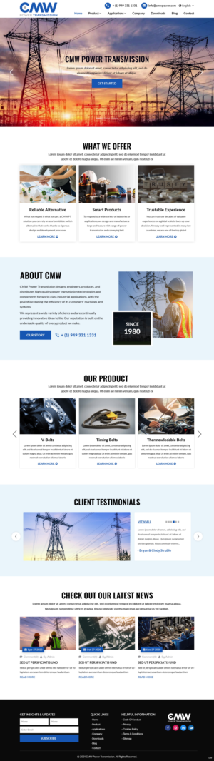 Diseño Web por pb para GROUPE Thomas Vidal | Diseño: #26564664