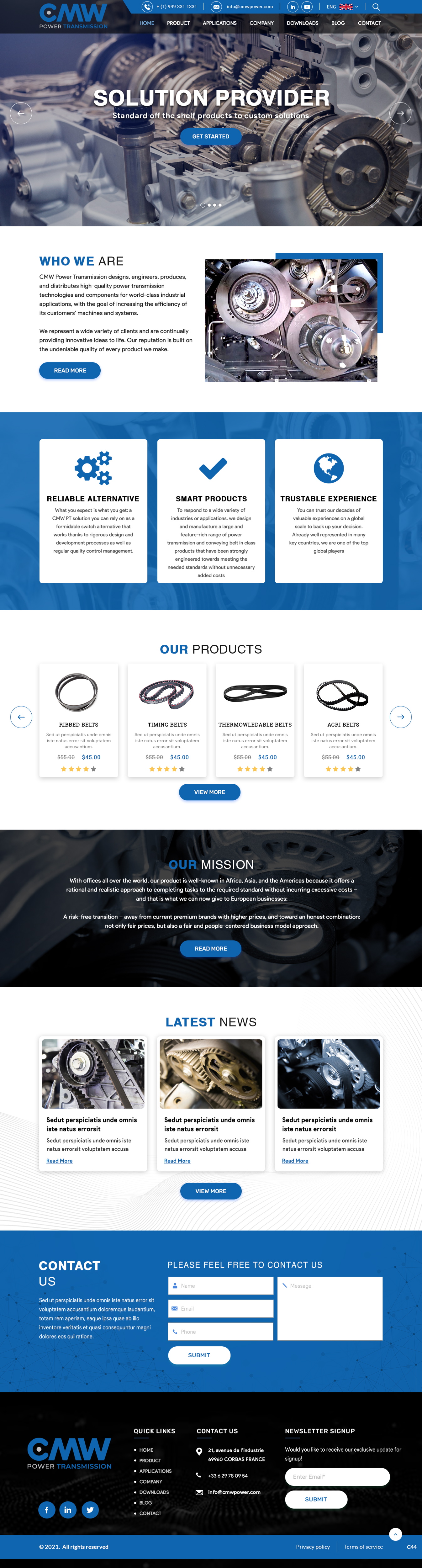 Diseño Web por pb para GROUPE Thomas Vidal | Diseño #26564675