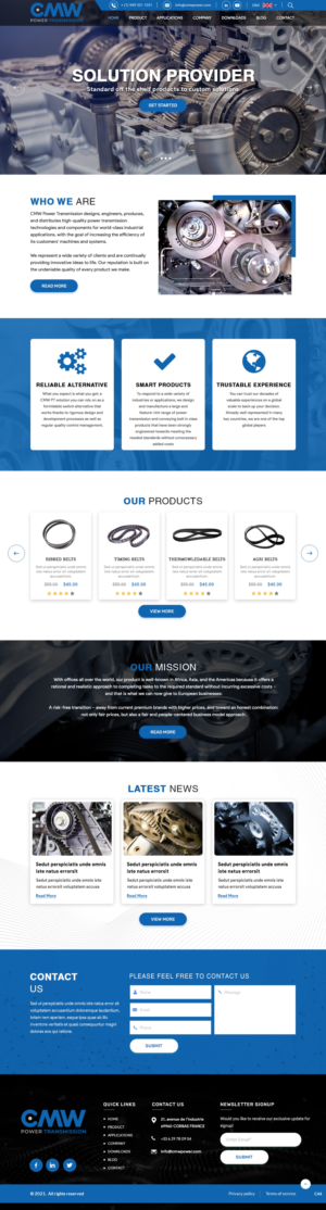 Diseño Web por pb para GROUPE Thomas Vidal | Diseño: #26564675