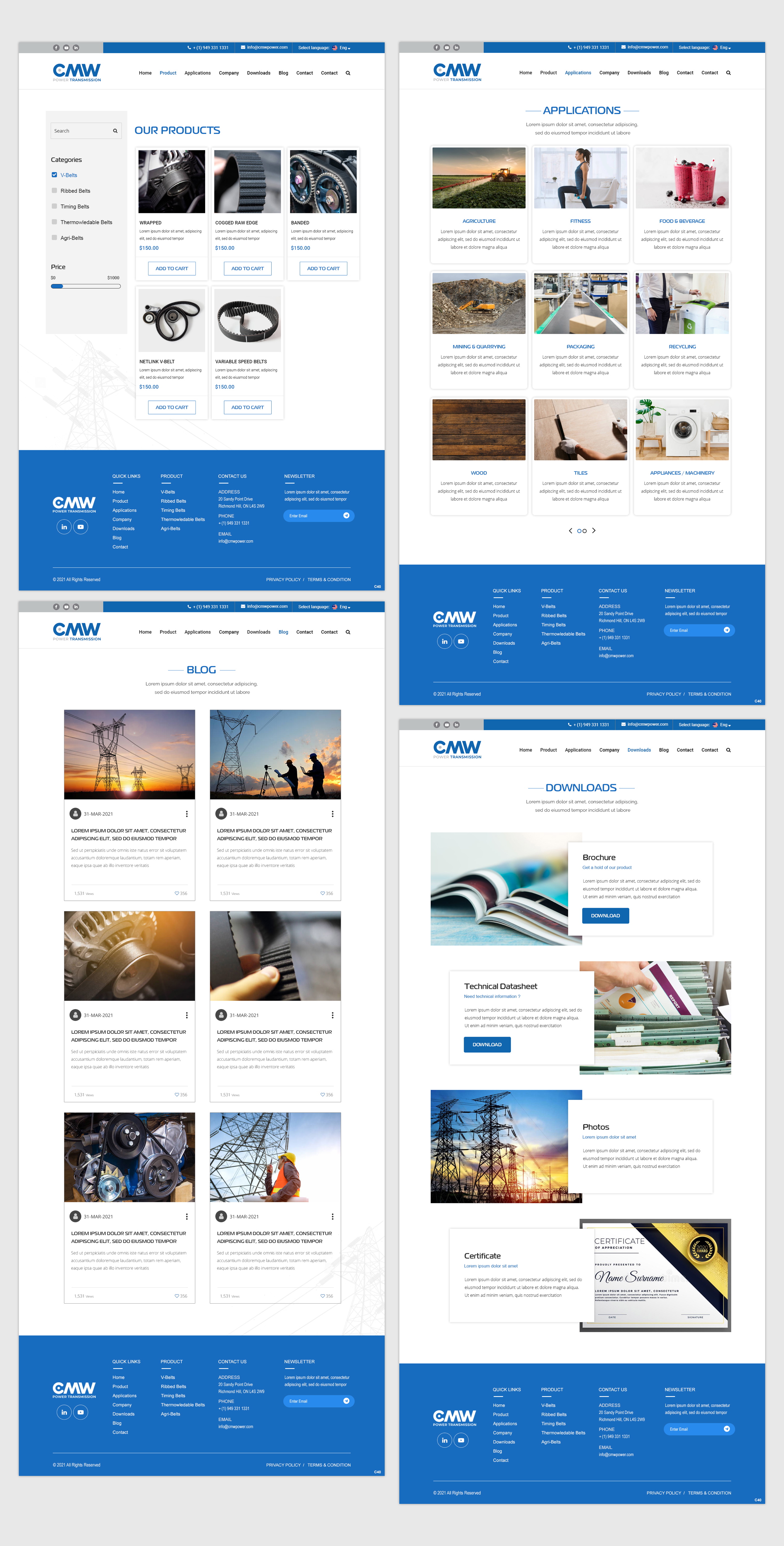 Web Design by pb for GROUPE Thomas Vidal | Design #26577779