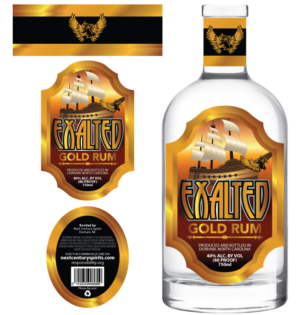 Label Design by Sergio Coelho for Next Century Spirits | Design: #26591674