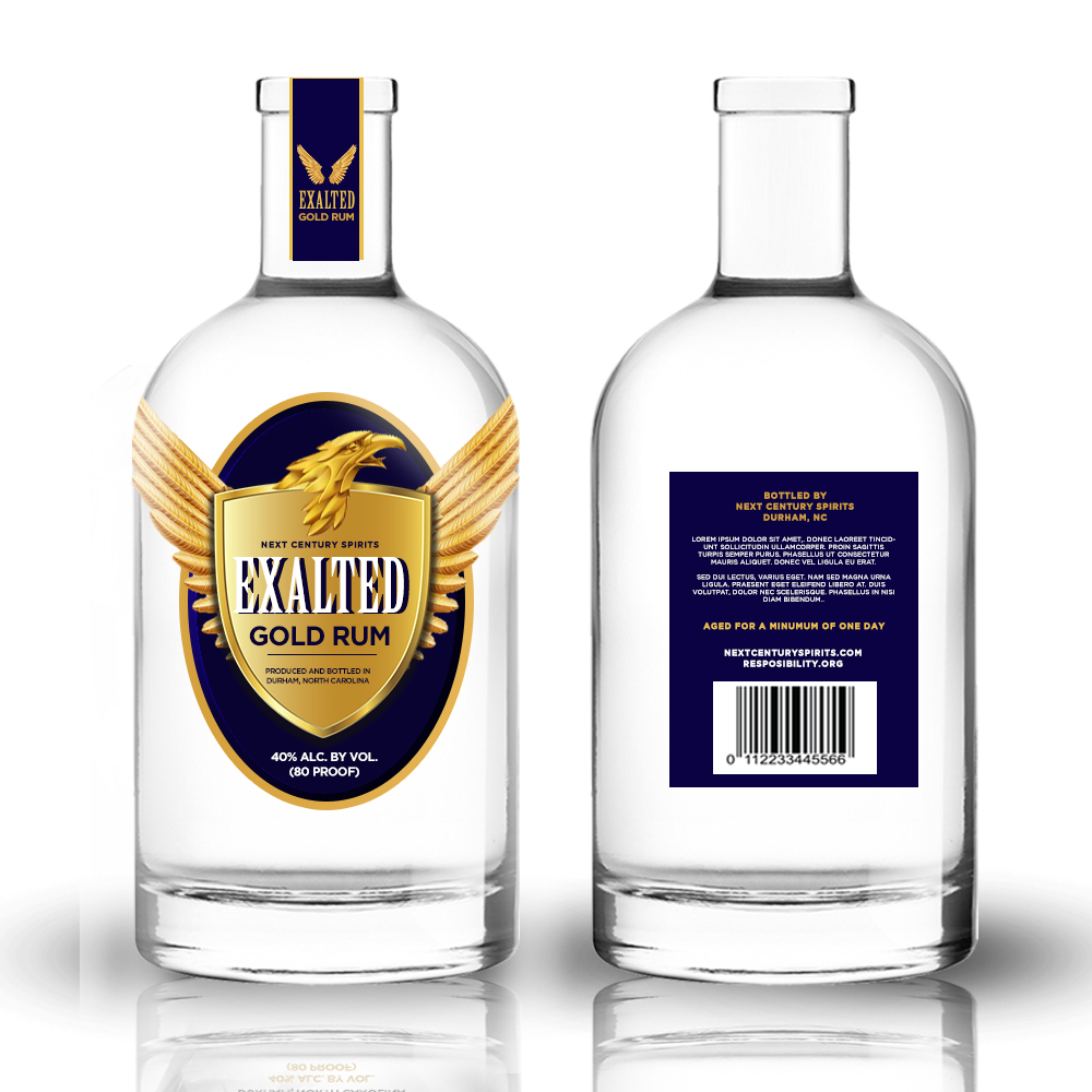 Label Design by BLACK REPUBLIC for Next Century Spirits | Design #26544294