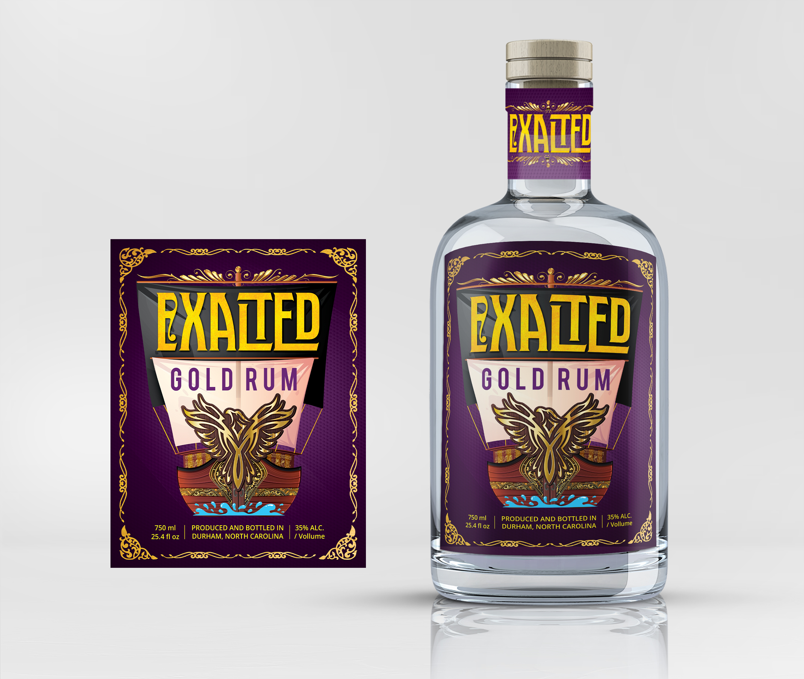 Etikett-Design von Navisol Creatives für Next Century Spirits | Design #26577145
