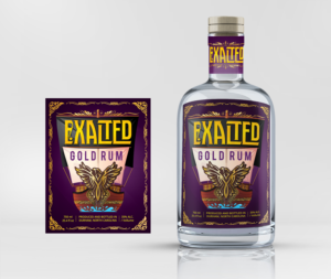 LABEL DESIGN FOR RUM BOTTLE "NEW SHIP ELEMENT" | Label Design by Navisol Creatives