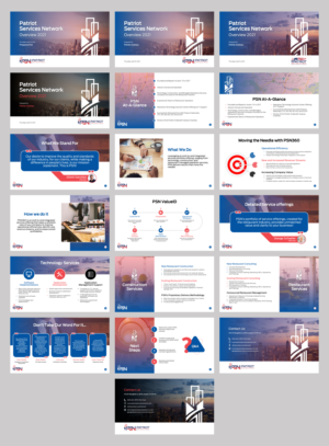 Design de PowerPoint par n2presents pour Patriot Services Network  | Design : #26551097