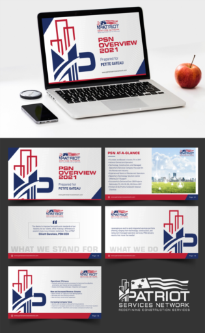 Design de PowerPoint par SAI DESIGNS pour Patriot Services Network  | Design : #26552027