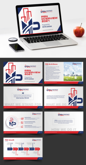 Redesigned PowerPoint template for Restaurant Services Company | Diseño de PowerPoint por SAI DESIGNS