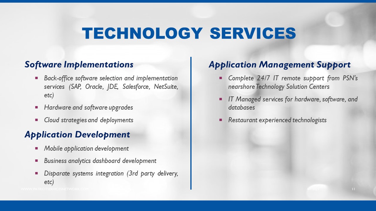 PowerPoint Design by Syed Noman Shah for Patriot Services Network  | Design #26546619