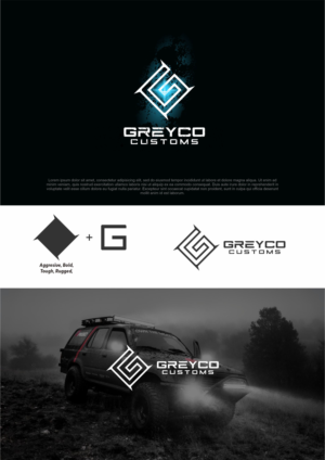Greyco Customs | Logo Design by Dickythx16