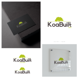 KoaBuilt.com; Koa Built; Koa Built Customs | Logo Design by DominicDesign