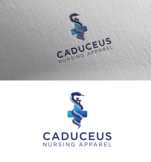 Caduceus Nursing Apparel or Simply Caduceus may be part of logo or separate | Logo Design by mam1
