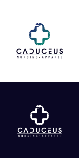 Caduceus Nursing Apparel or Simply Caduceus may be part of logo or separate | Logo Design by warkaddarshan 2
