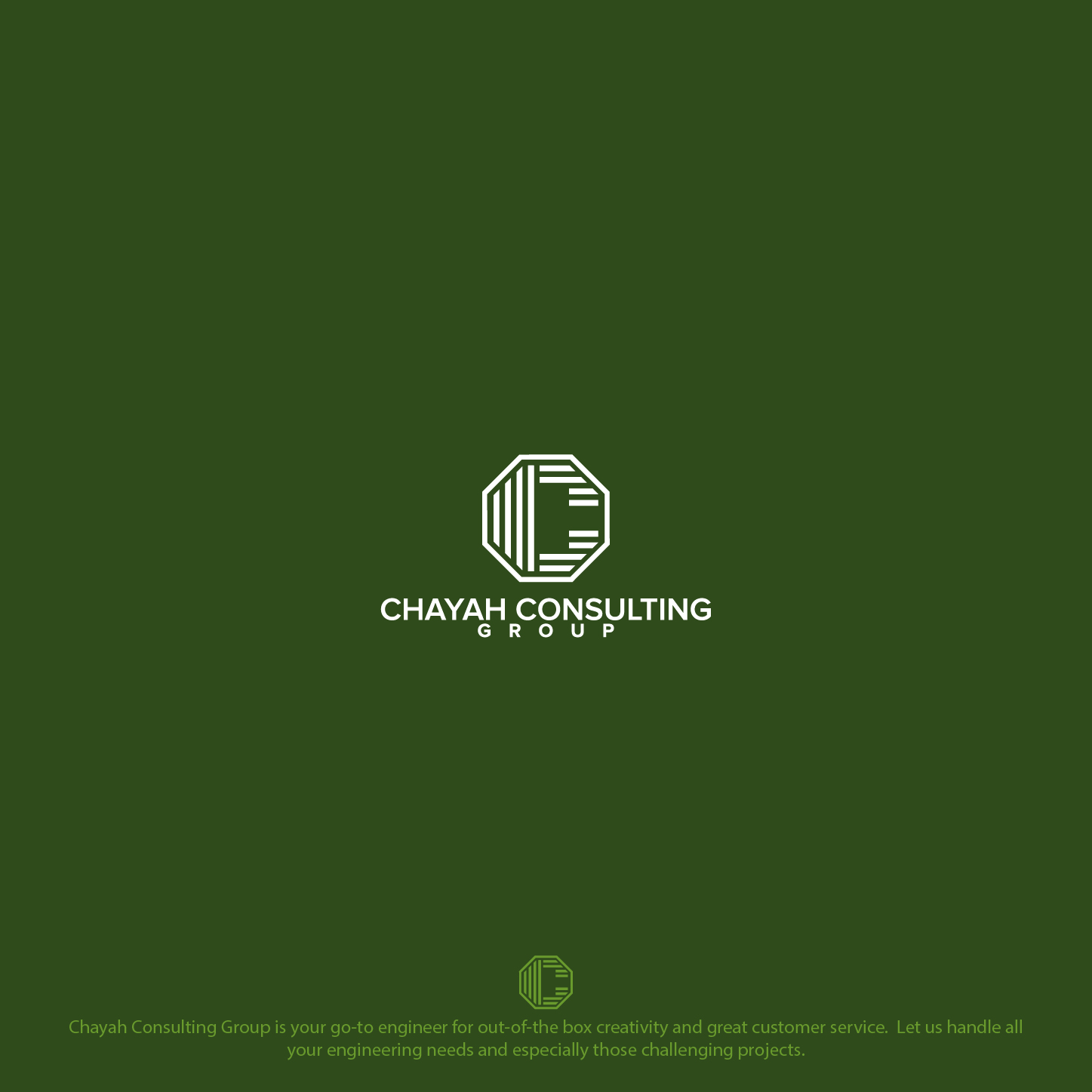 Diseño de Logo por 4tech services para Chayah Consulting Group | Diseño #26547696