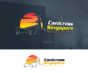 Canicross Singapore Trails with Tails | Logo Design by MaToTiPiLa