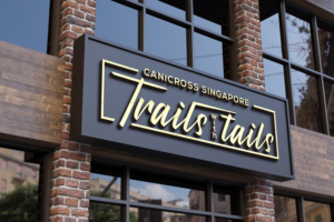 Canicross Singapore Trails with Tails | Logo Design by makerlogoz