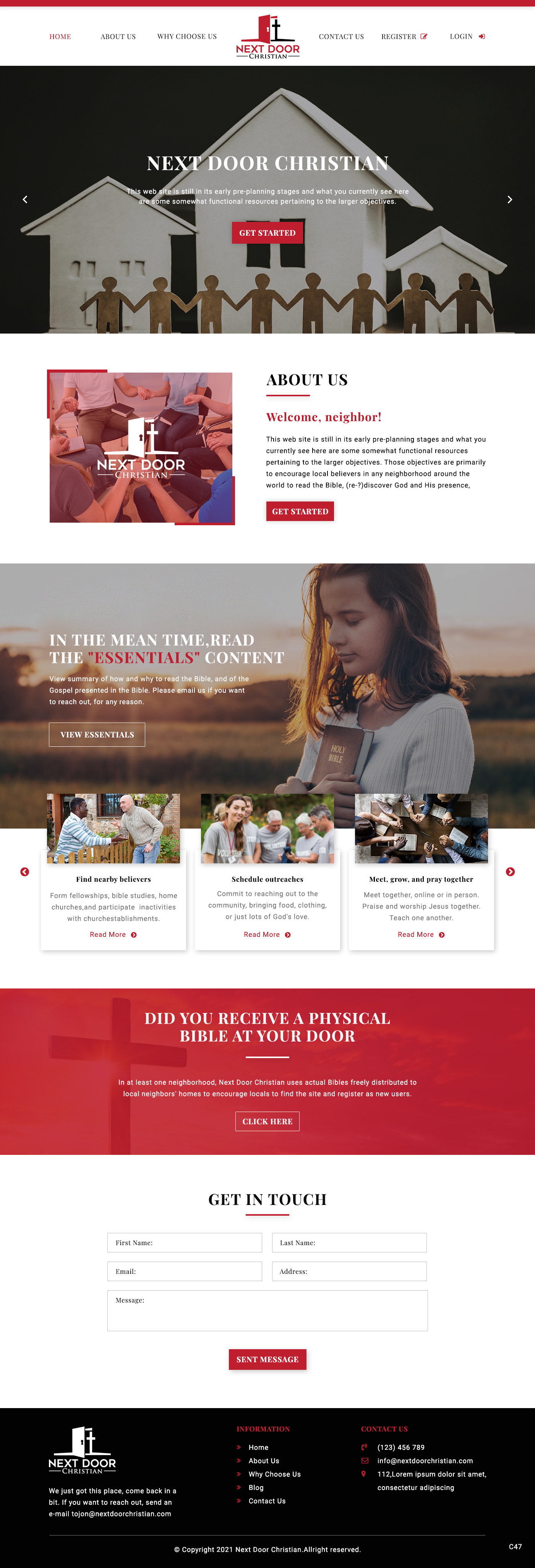 Web Design by pb for this project | Design #26552652