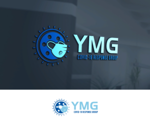 The logo text can be "COVID-19 Film/TV Response Group", "YMG COVID-19 Response group", "COVID-19 Response group", or even just "YMG". | Logo Design by MaToTiPiLa
