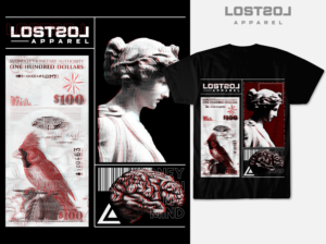 Money On My Mind Streetwear Graphic T Shirt Design | T-Shirt-Design von Gasyary