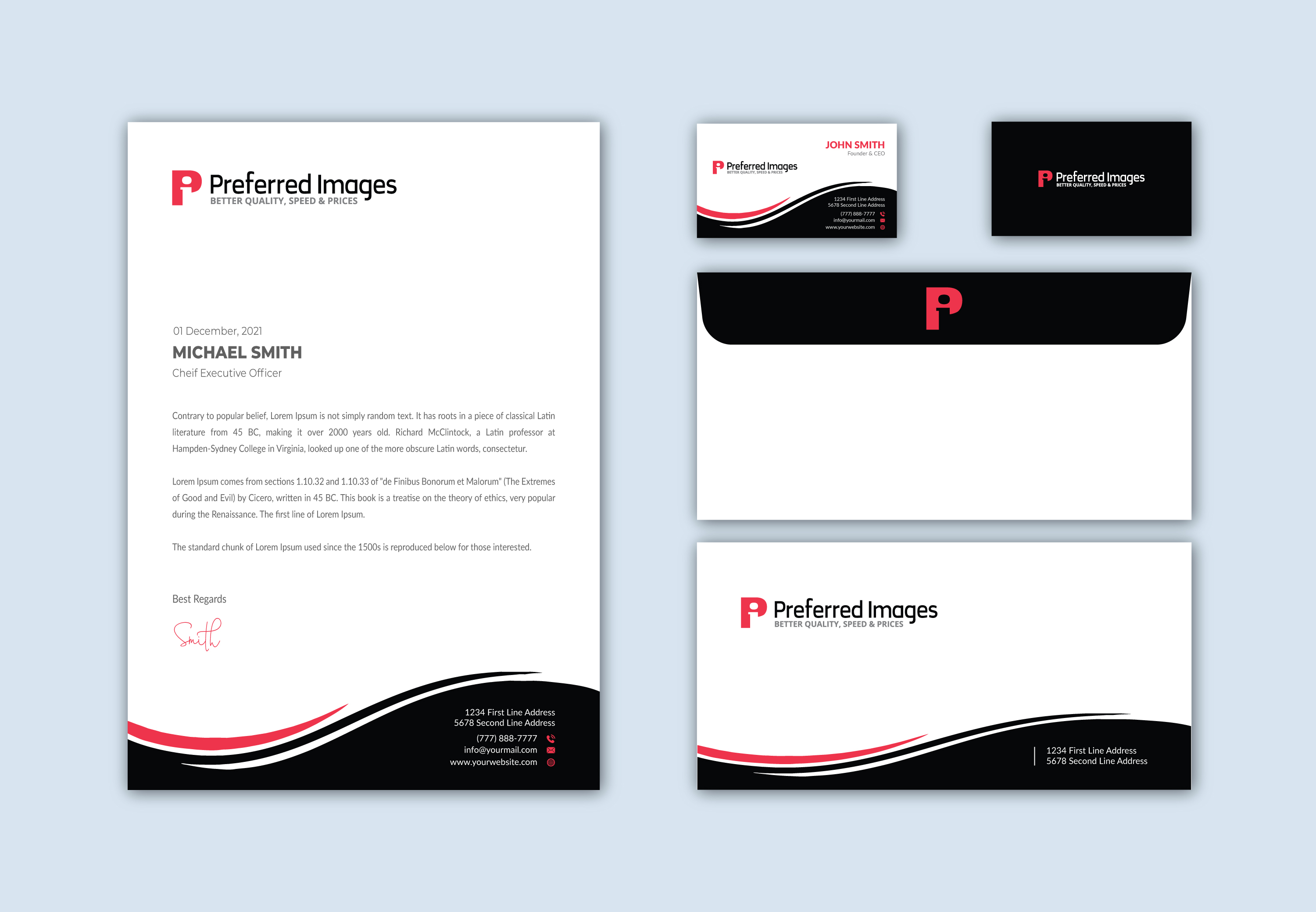 Stationery Design by Musa. A for Daystar One | Design #26549342