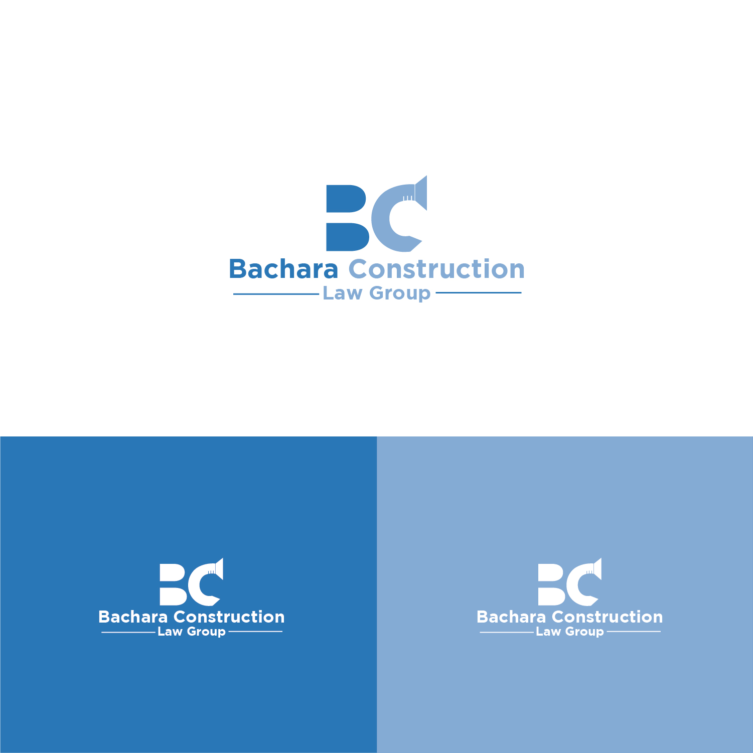 Logo Design by Maxo-Biz for Bachara Construction Law Group | Design #26556678